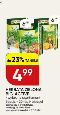 Herbata zielona Big-Active