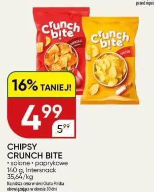 Chipsy Crunch Bite paprykowe