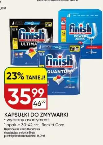 Kapsułki do zmywarki Finish
