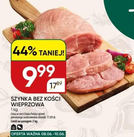 Szynka bez kości wieprzowa