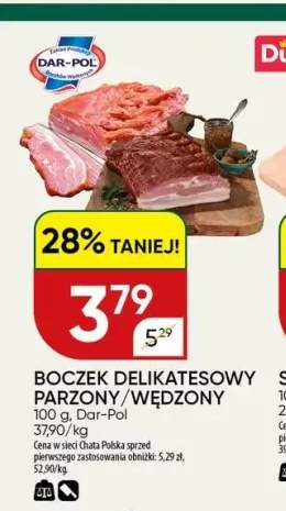 Boczek delikatesowy wędzony Dar-Pol +1 wariant