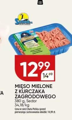 Mięso mielone z kurczaka Zagrodowego Sedar