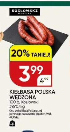 Kiełbasa polska wędzona Kozłowski