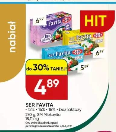 Ser Favita 12% Mlekovita +3 warianty