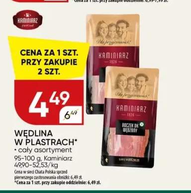 Wędlina w plastrach Kaminiarz