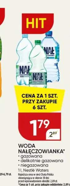Woda gazowana Nałęczowianka +2 warianty