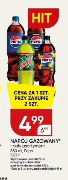 Napój gazowany Pepsi