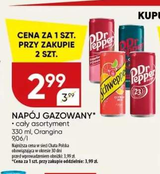 Napój gazowany Dr Pepper +1 wariant