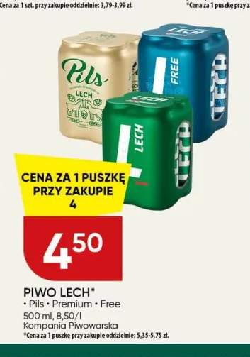 Piwo Lech Pils +2 warianty