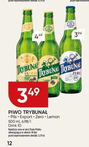 Piwo Trybunał Pils +3 warianty