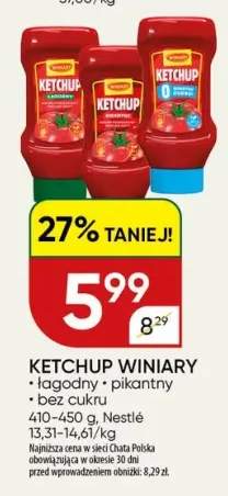 Ketchup pikantny Winiary +2 warianty