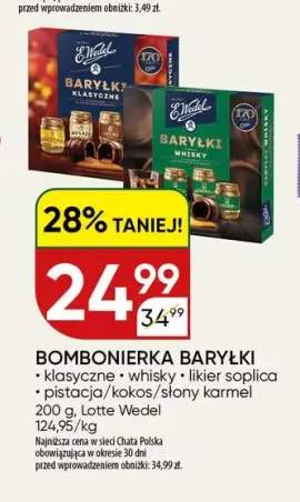 Bombonierka Baryłki E.Wedel klasyczne +3 warianty