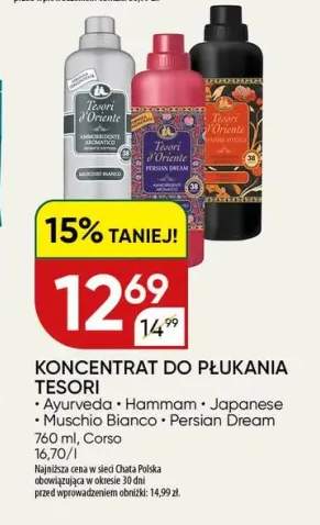 Koncentrat do płukania Tesori d'Oriente Ayurveda +4 warianty