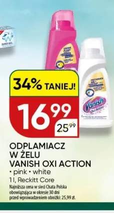 Odplamiacz w żelu Vanish Oxi Action white +1 wariant