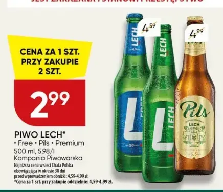 Piwo Lech Premium +2 warianty