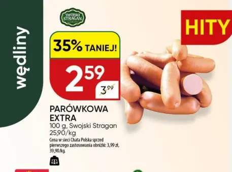 Parówki Parówkowa Extra Swojski Stragan