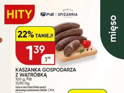 Kaszanka Gospodarza z Wątróbką PiB Spiżarnia