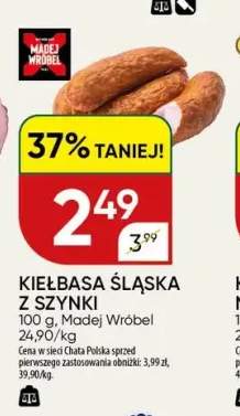 Kiełbasa Śląska z Szynki Madej Wróbel