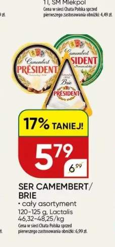 Ser Camembert Brie Lactalis +2 warianty