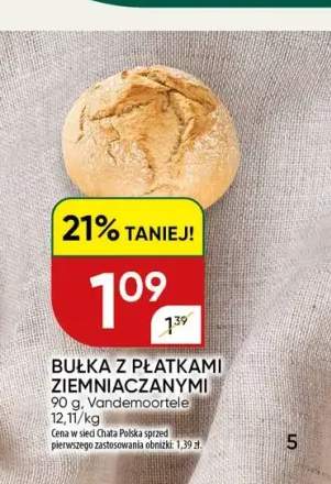 Bułka z płatkami ziemniaczanymi Vandemoortele