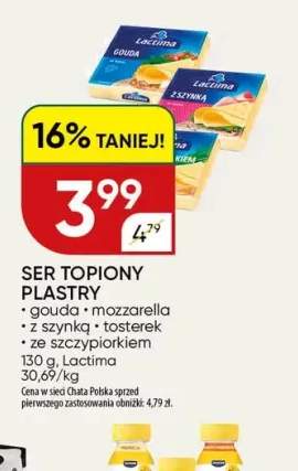 Ser topiony plastry Lactima gouda +4 warianty