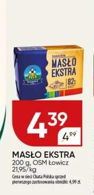 Masło Ekstra OSM Łowicz