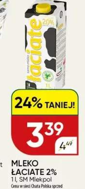 Mleko Łaciate 2% SM Mlekpol