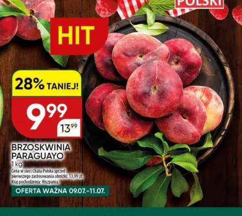 Brzoskwinia paraguayo Hiszpania