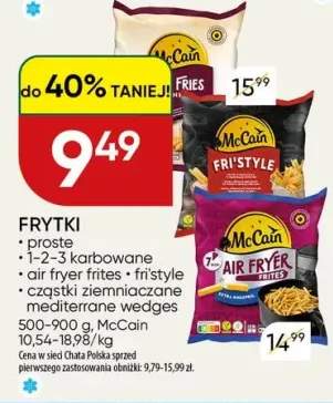 Frytki 1-2-3 karbowane McCain +5 wariantów