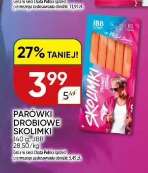 Parówki drobiowe Skolimki JBB