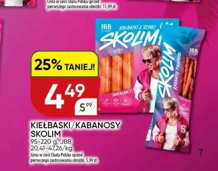 Kiełbaski Skolim JBB +1 wariant