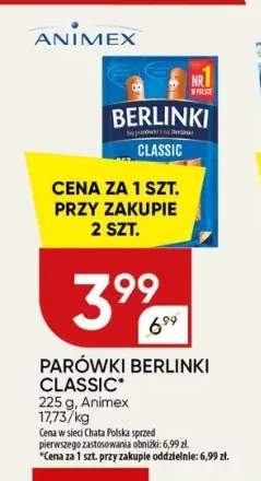 Parówki Berlinki Classic