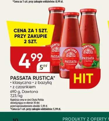 Passata Rustica Dawtona klasyczna +2 warianty