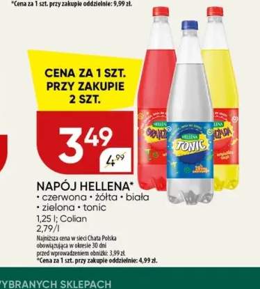 Napój Hellena czerwona +4 warianty