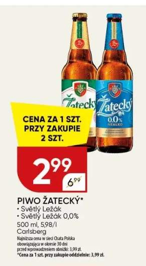 Piwo Žatecký Světlý Ležák +1 wariant