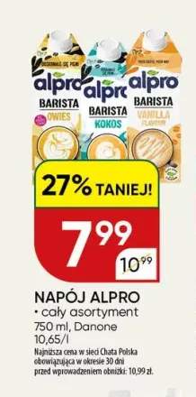 Napój owsiany Alpro Barista +2 warianty