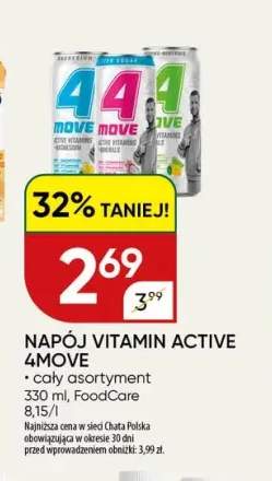 Napój witaminowy 4Move Vitamin Active Magnesium +2 warianty