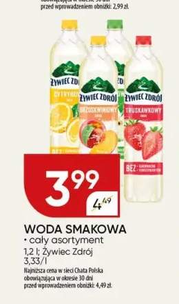 Woda smakowa Żywiec Zdrój truskawka +2 warianty