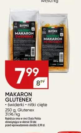 Makaron Glutenex świderki +1 wariant
