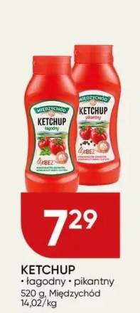 Ketchup łagodny Międzychód +1 wariant