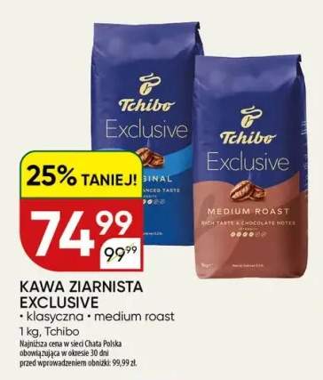 Kawa ziarnista Tchibo Exclusive Medium Roast +1 wariant