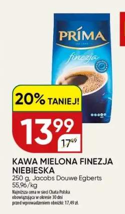 Kawa mielona Prima Finezja Niebieska
