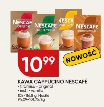 Kawa Cappuccino Nescafe Tiramisu +3 warianty