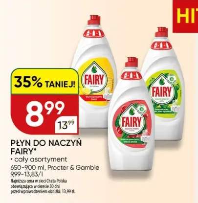 Płyn do naczyń Fairy Granat +2 warianty