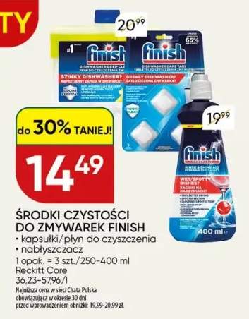 Kapsułki do zmywarki Finish Quantum +2 warianty