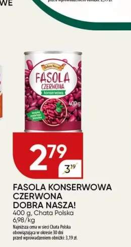 Fasola konserwowa czerwona Dobra Nasza!
