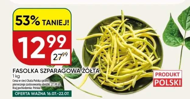 Fasolka szparagowa żółta