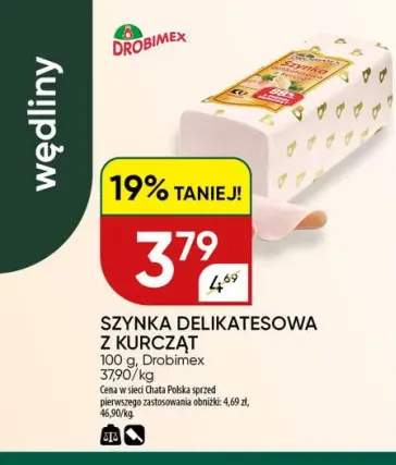 Szynka delikatesowa z kurcząt Drobimex