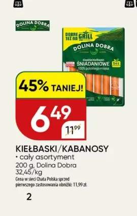 Kabanosy Dolina Dobra +1 wariant