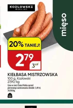 Kiełbasa Mistrzowska Kozłowski